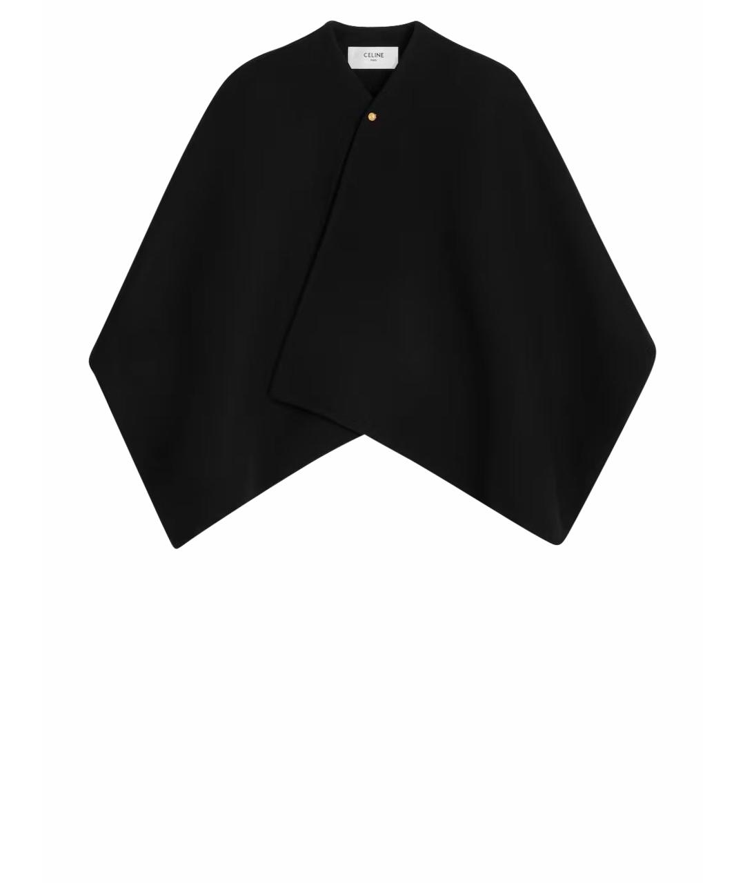 CELINE Черный шерстяной кардиган, фото 1