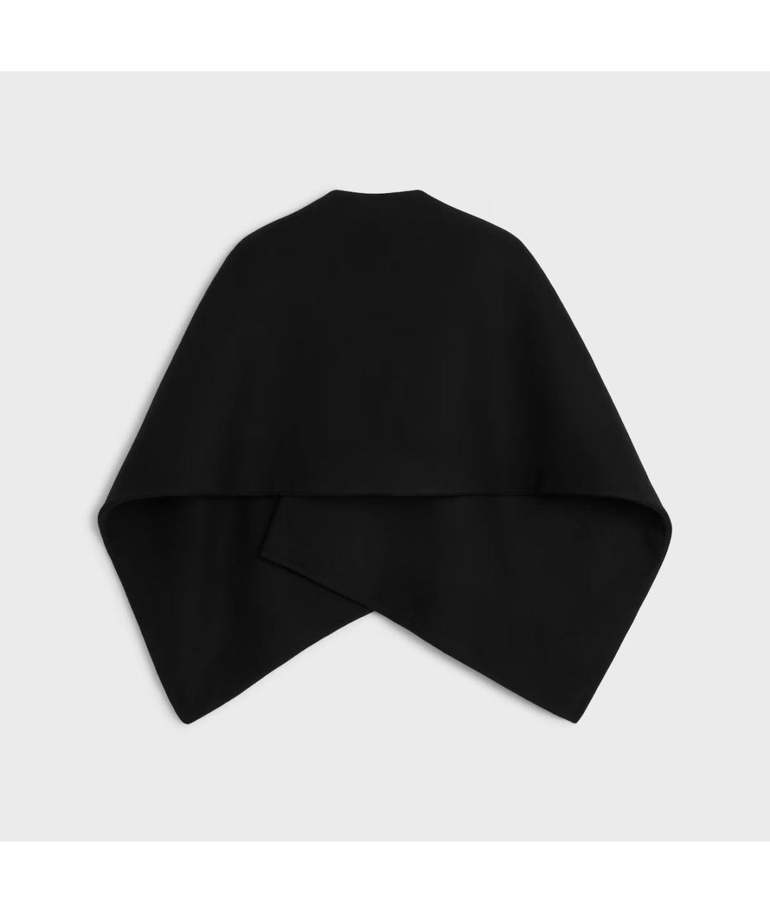 CELINE Черный шерстяной кардиган, фото 2