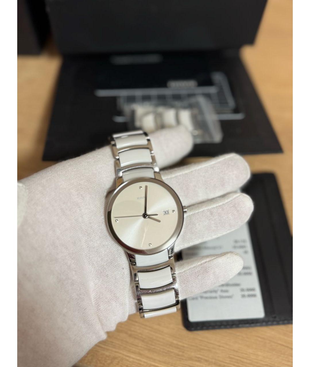 RADO Серебряные керамические часы, фото 4