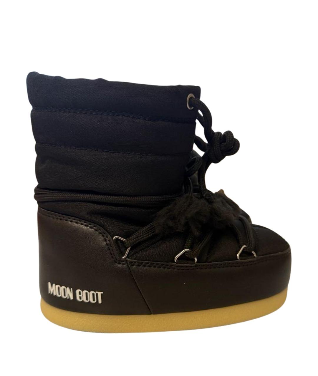 MOON BOOT Черные ботинки, фото 1