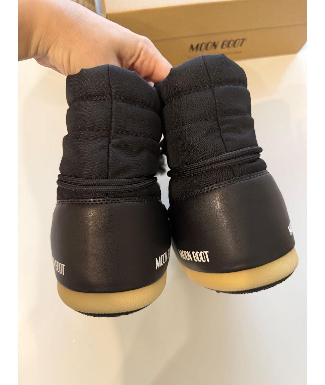 MOON BOOT Черные ботинки, фото 4