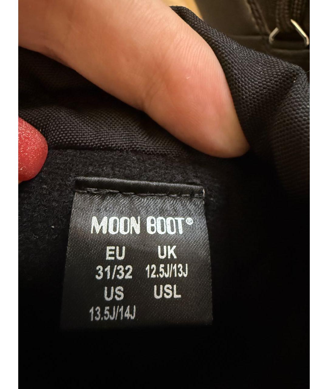 MOON BOOT Черные ботинки, фото 6