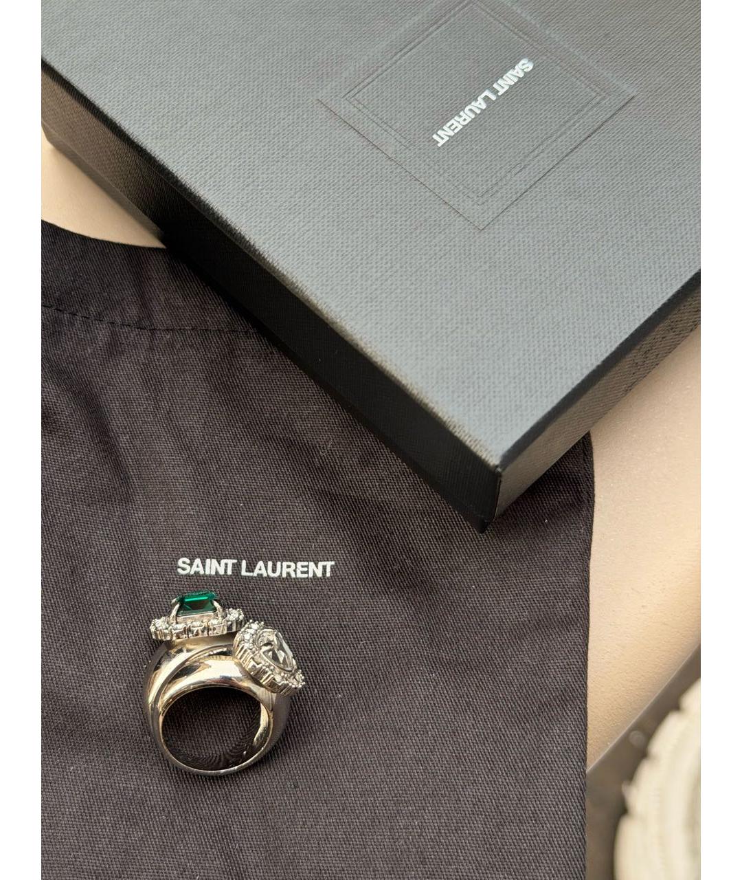 SAINT LAURENT Мульти металлическое кольцо, фото 8