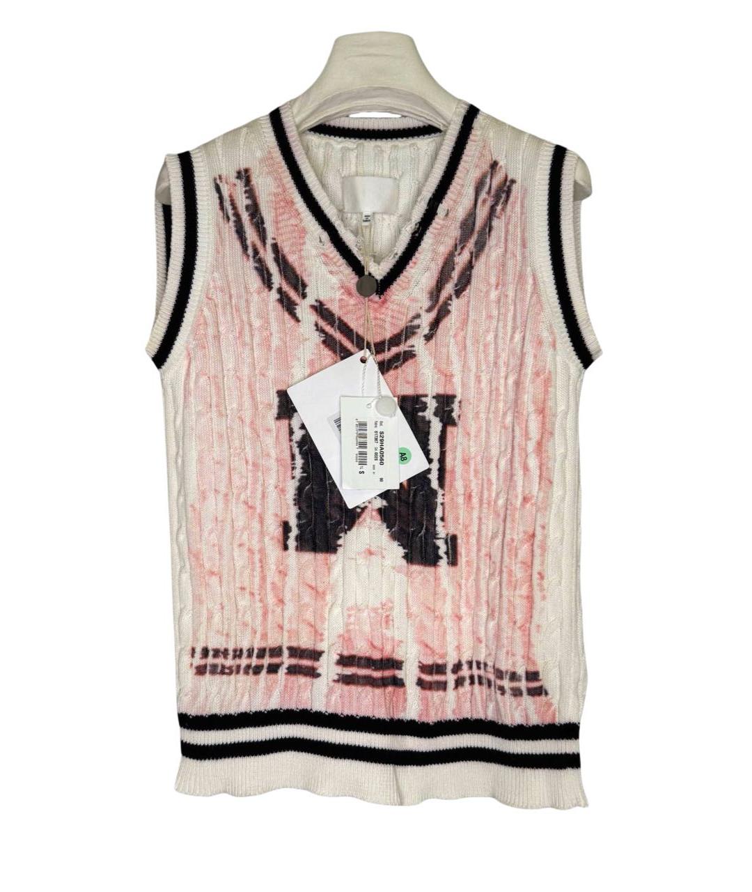 MAISON MARGIELA Белая хлопковая жилетка, фото 9