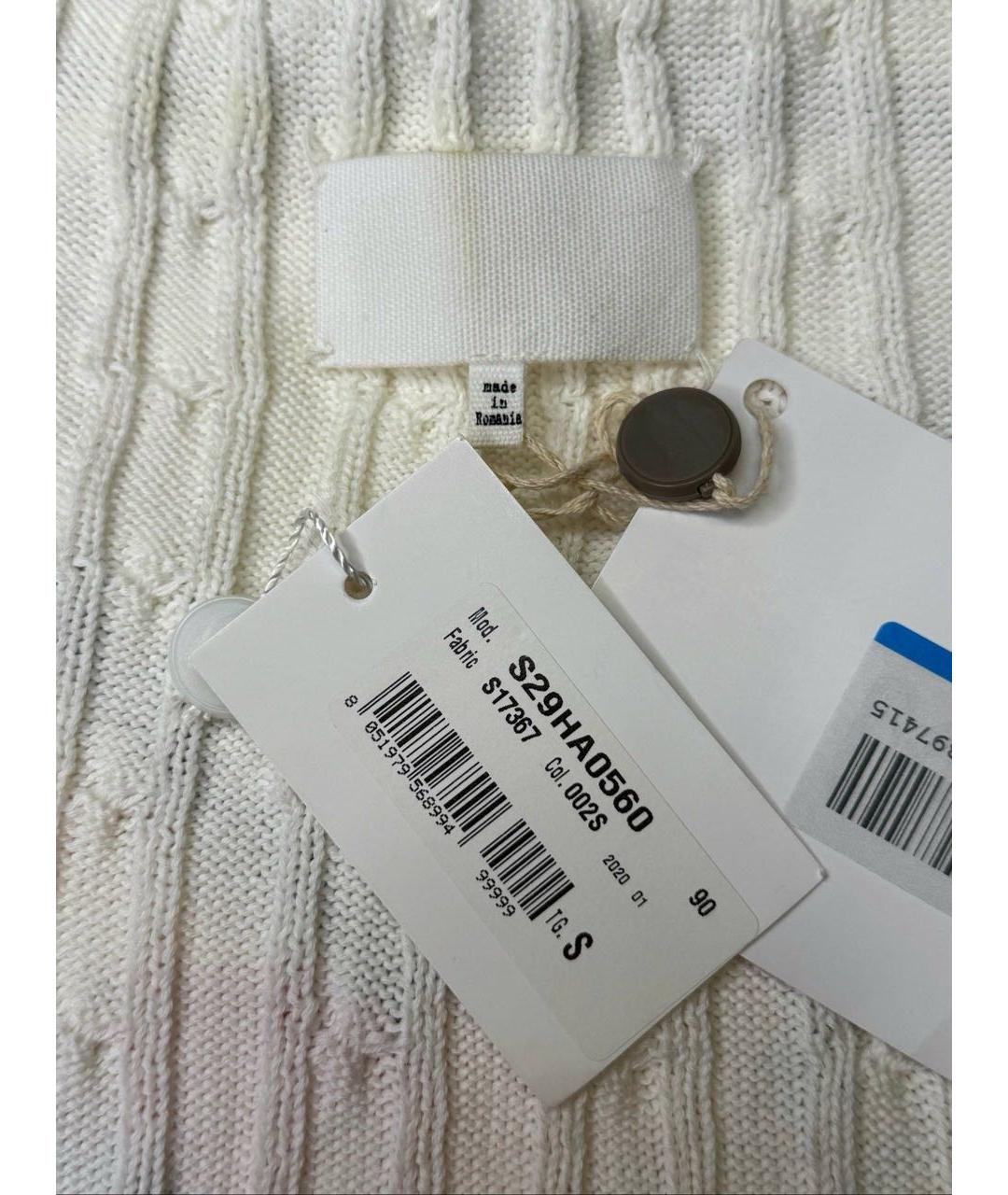 MAISON MARGIELA Белая хлопковая жилетка, фото 7