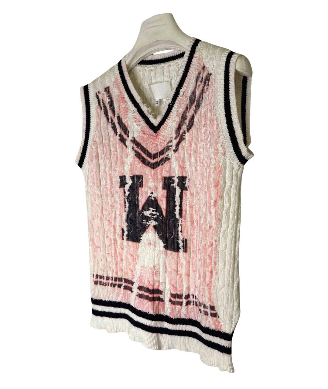 MAISON MARGIELA Белая хлопковая жилетка, фото 2