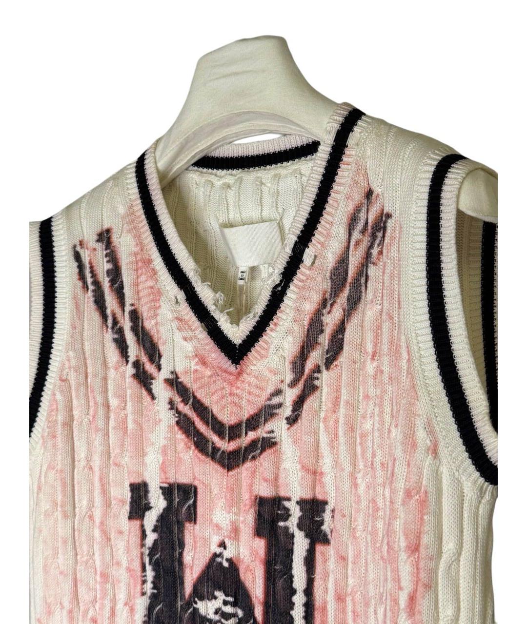 MAISON MARGIELA Белая хлопковая жилетка, фото 4