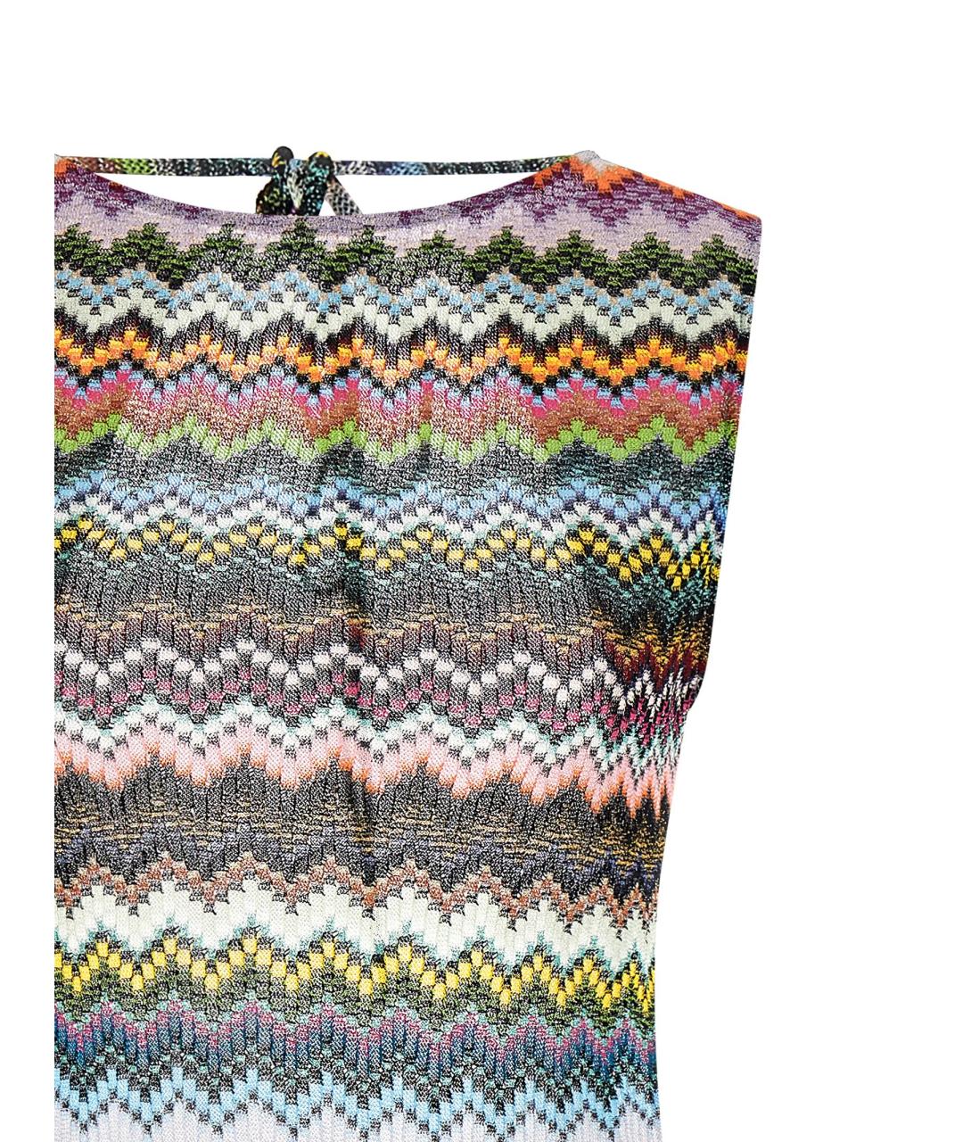 MISSONI Мульти вискозное платье, фото 3