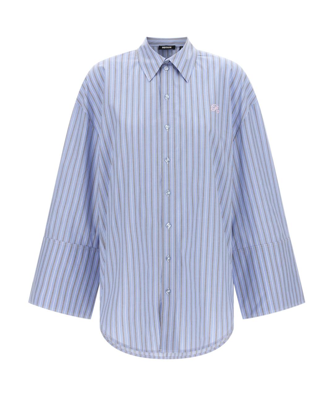 ROTATE Голубая хлопковая блузы, фото 1