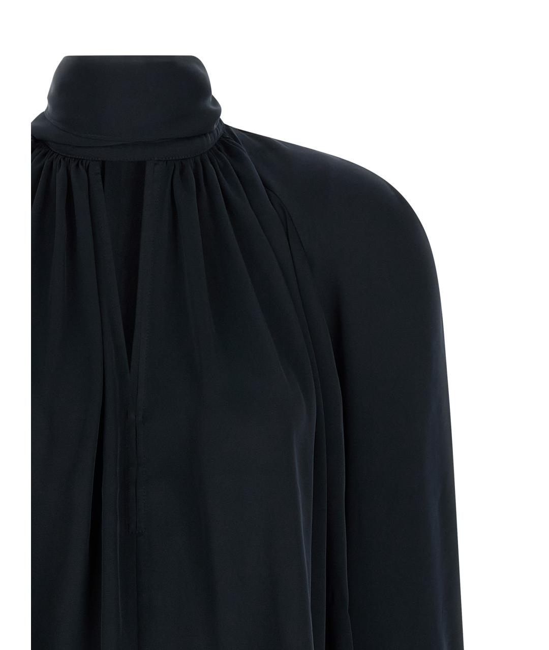 ROTATE Синяя полиэстеровая блузы, фото 3