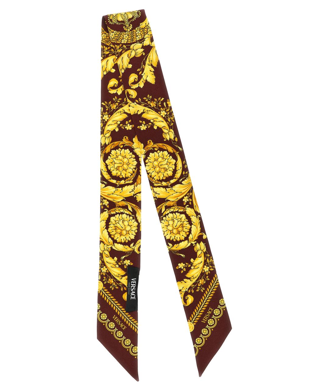 VERSACE Мульти шелковый шарф, фото 1