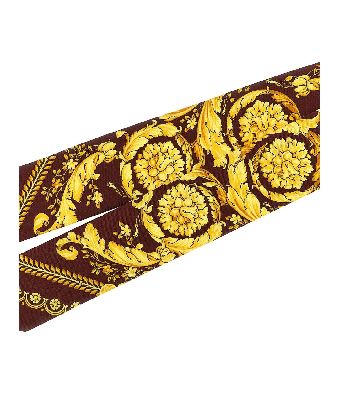 VERSACE Мульти шелковый шарф, фото 3