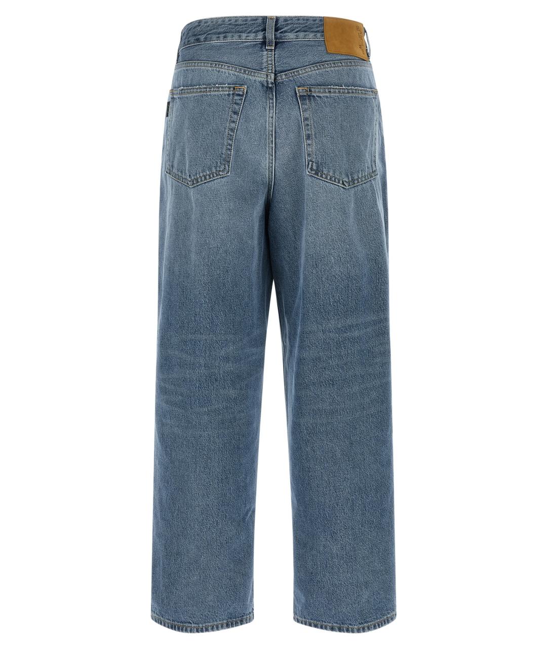 HAIKURE Синие хлопковые прямые джинсы, фото 2