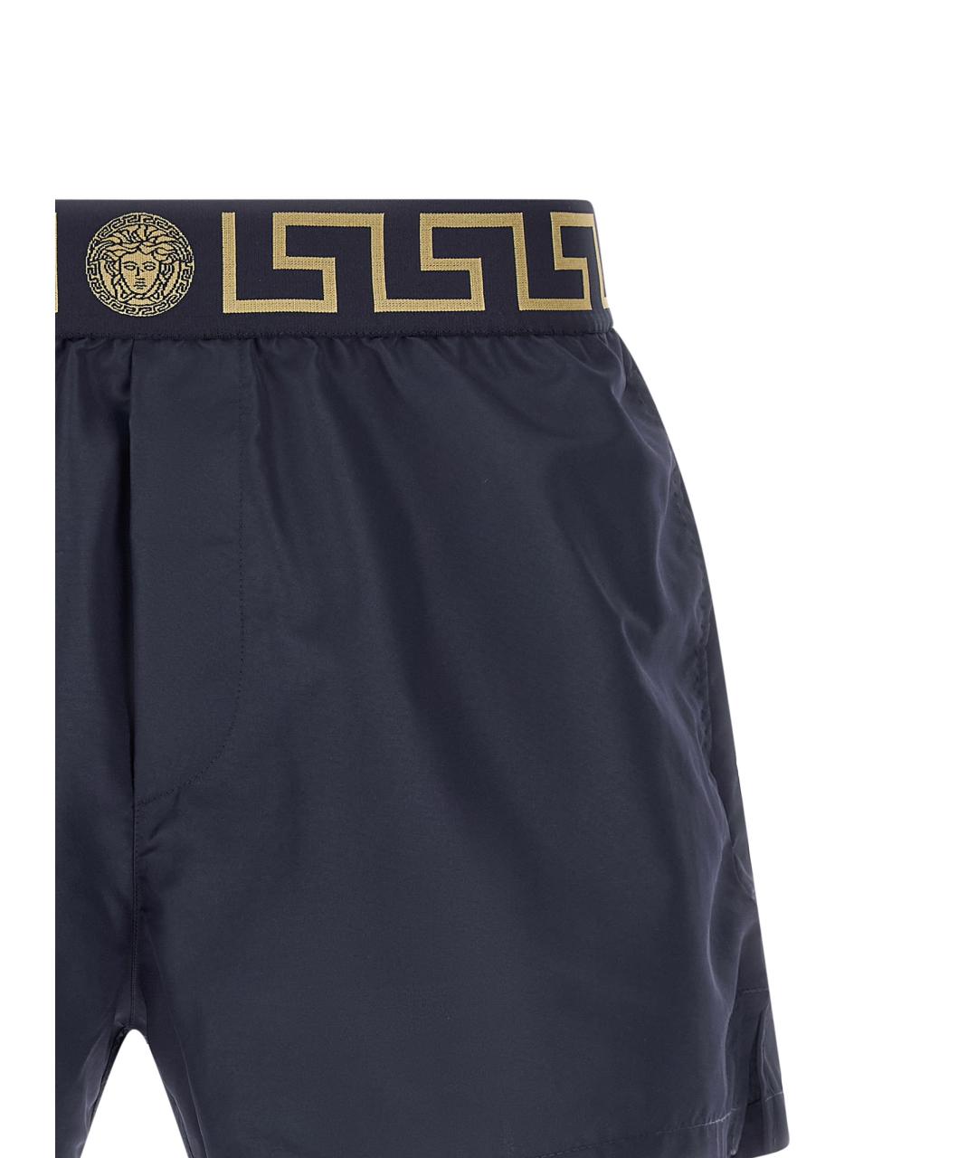 VERSACE Синие полиэстеровые плавки, фото 3