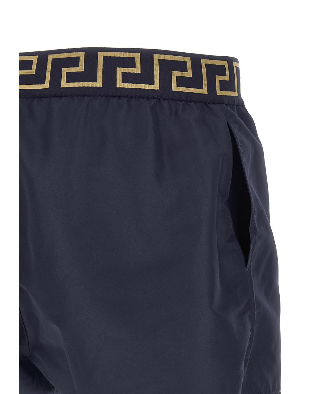 VERSACE Синие полиэстеровые плавки, фото 4
