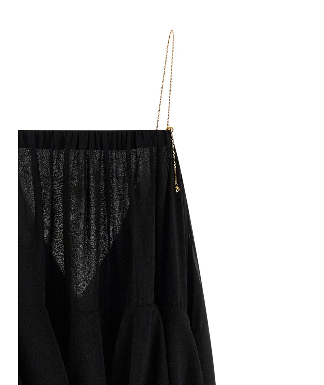 CHLOE Черное шелковое платье, фото 3