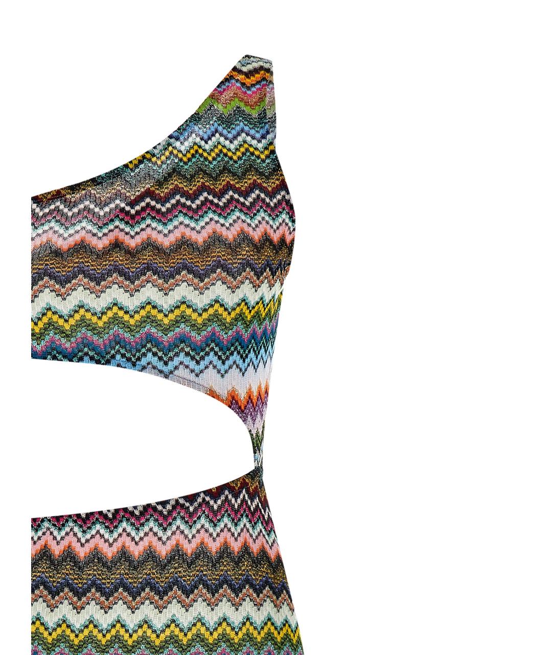 MISSONI Мульти вискозное повседневное платье, фото 3