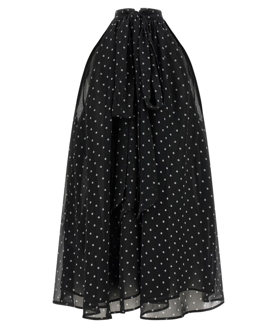 ROTATE Черная полиэстеровая блузы, фото 2