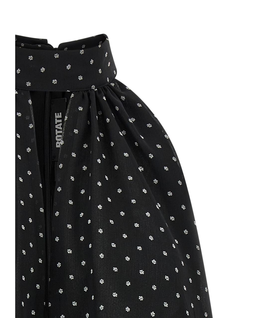 ROTATE Черная полиэстеровая блузы, фото 3