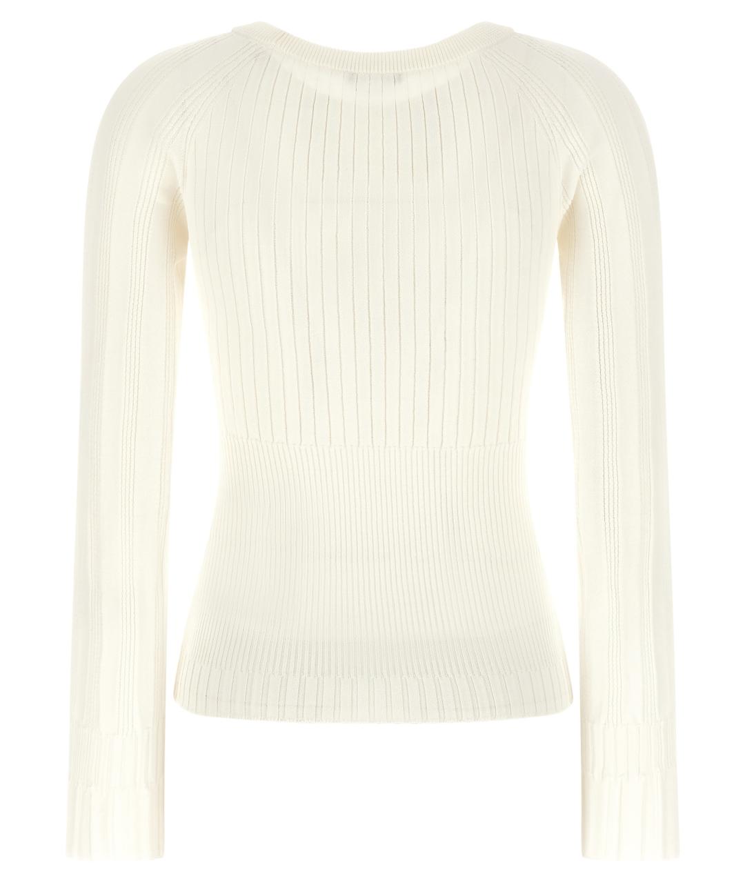 BALMAIN Белый вискозный кардиган, фото 2