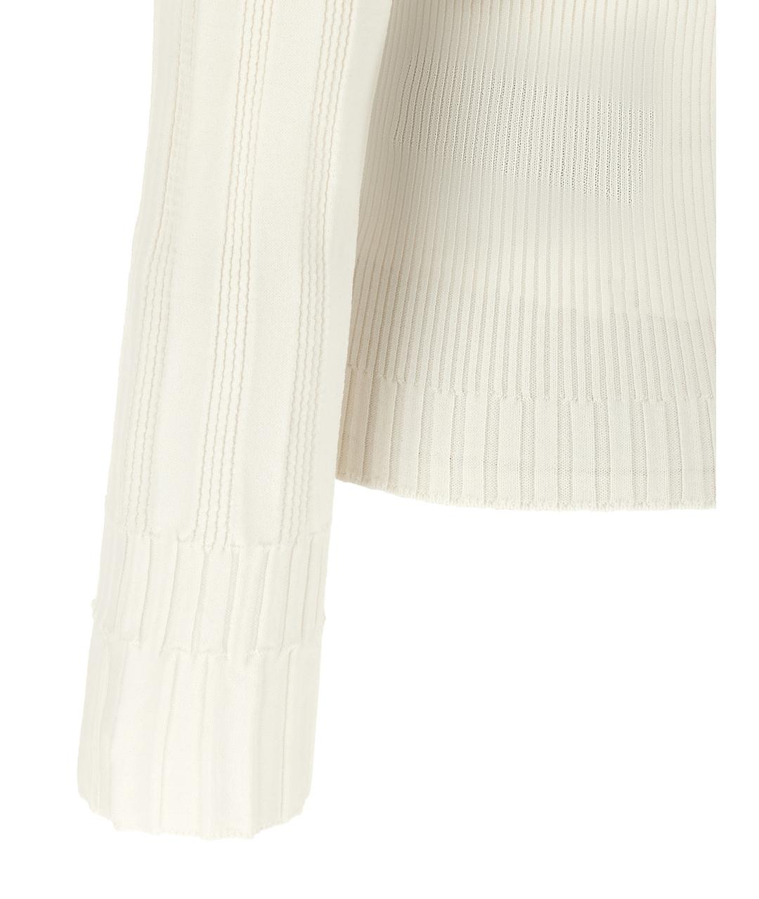 BALMAIN Белый вискозный кардиган, фото 4