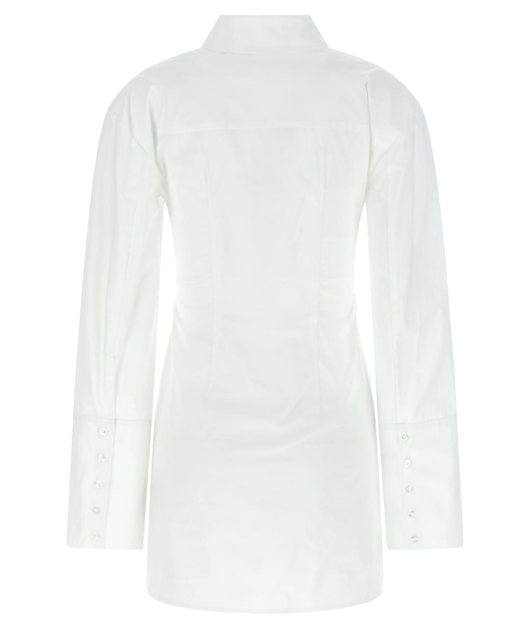 ROTATE Белое хлопковое платье, фото 2