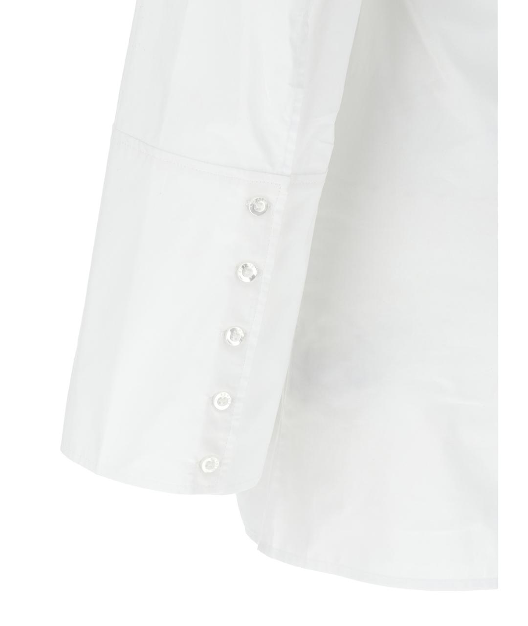 ROTATE Белое хлопковое платье, фото 4