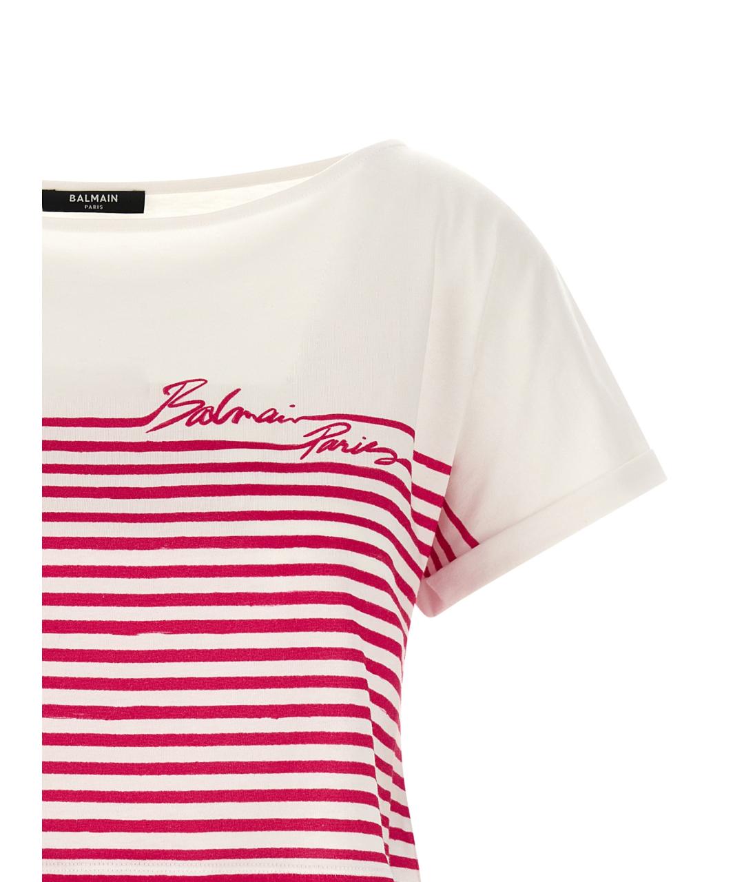 BALMAIN Мульти хлопковая футболка, фото 3