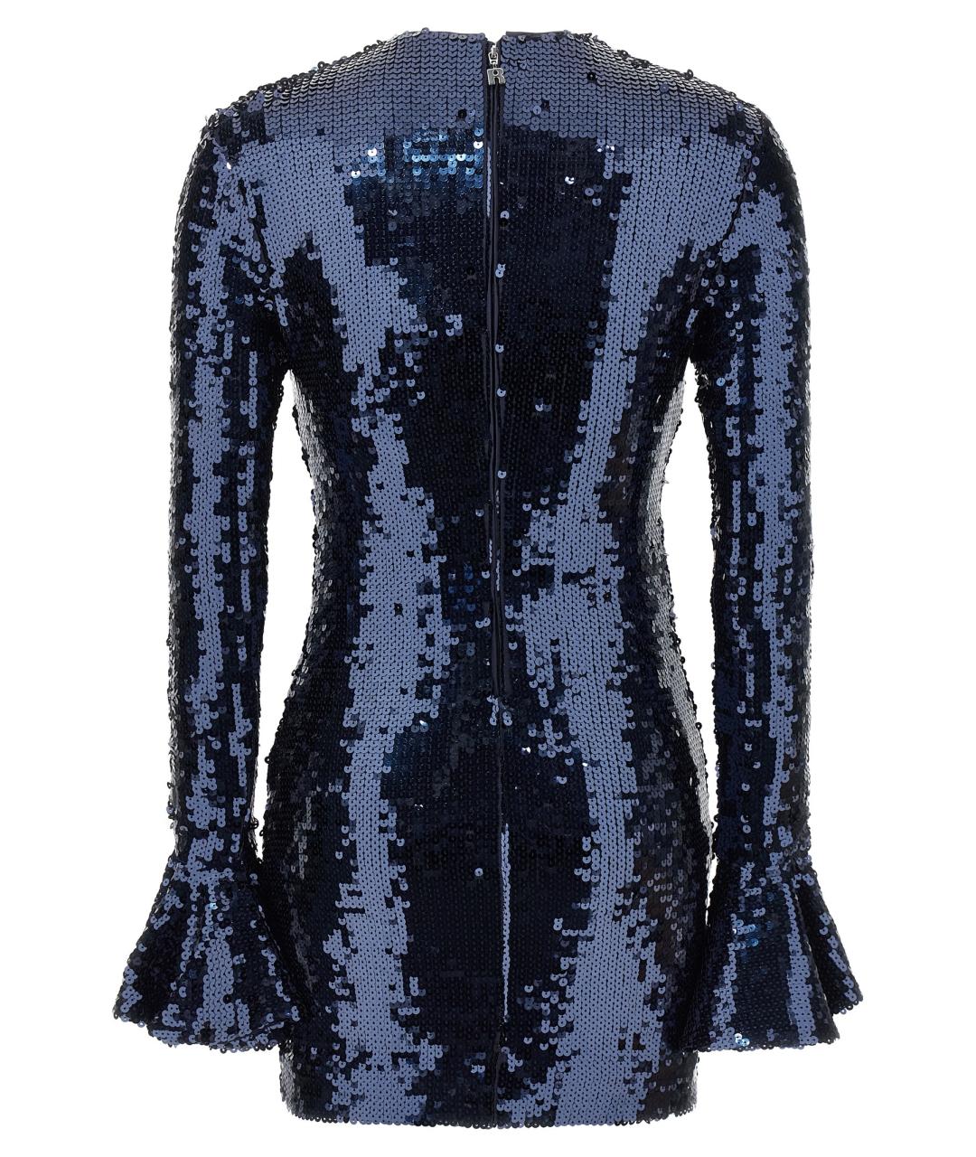 ROTATE Синее полиэстеровое вечернее платье, фото 2