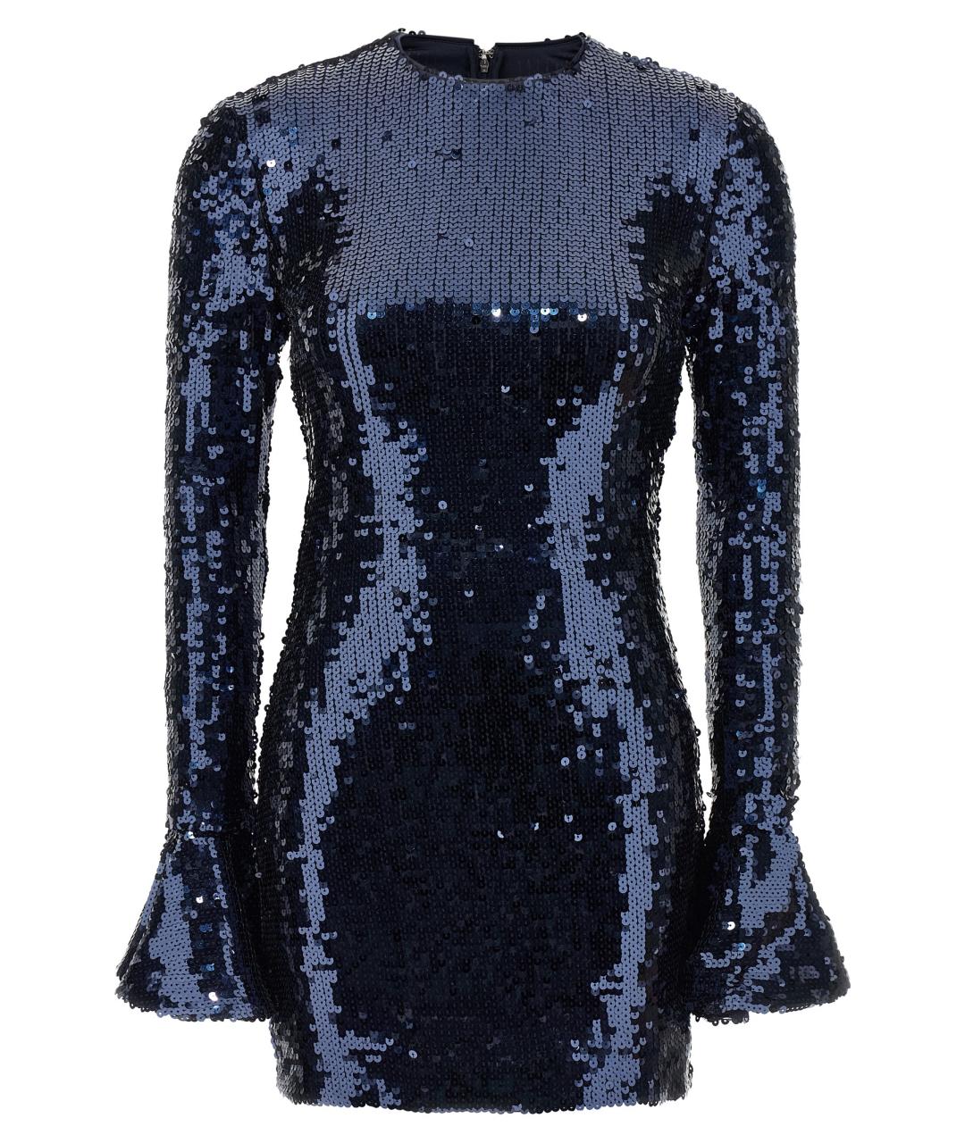 ROTATE Синее полиэстеровое вечернее платье, фото 1