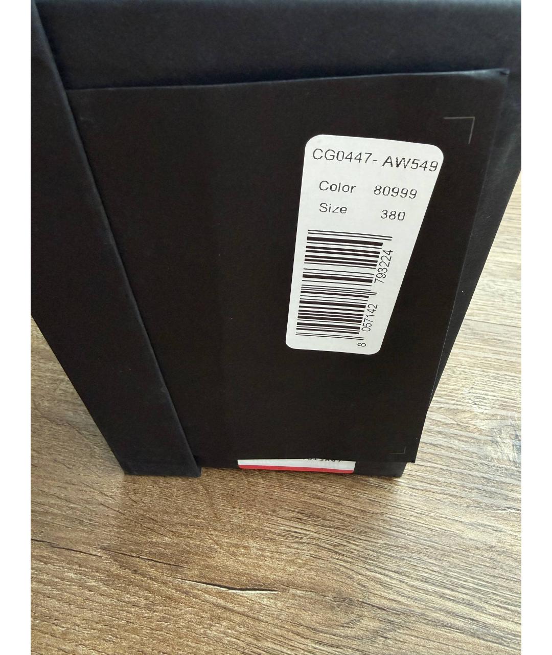 DOLCE&GABBANA Черные кожаные туфли, фото 6