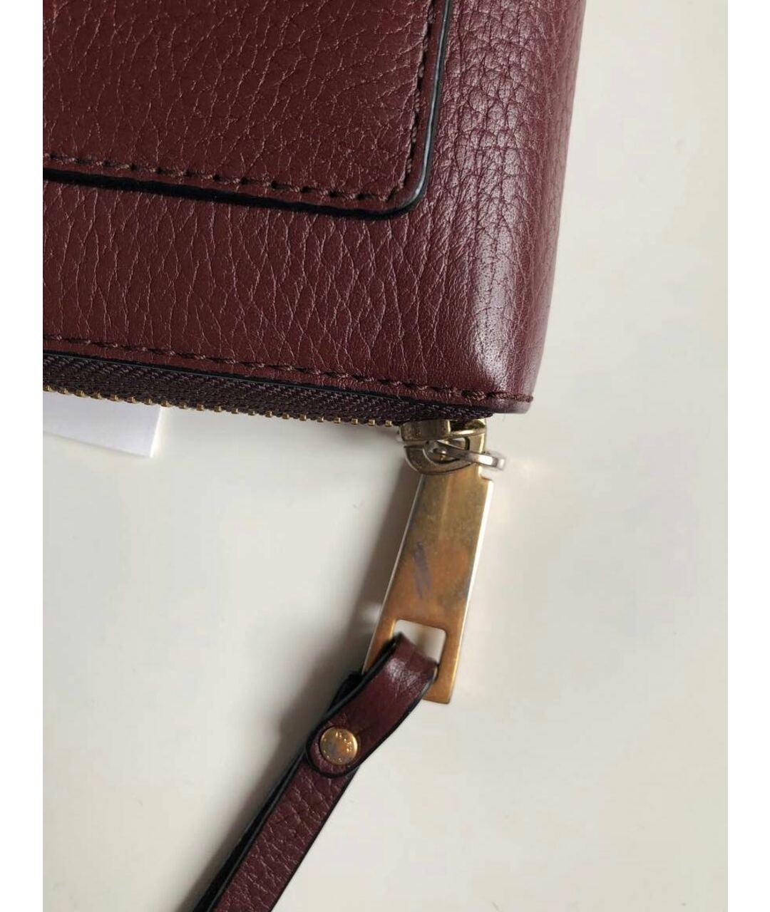 MARC JACOBS Бордовый кожаный кошелек, фото 6