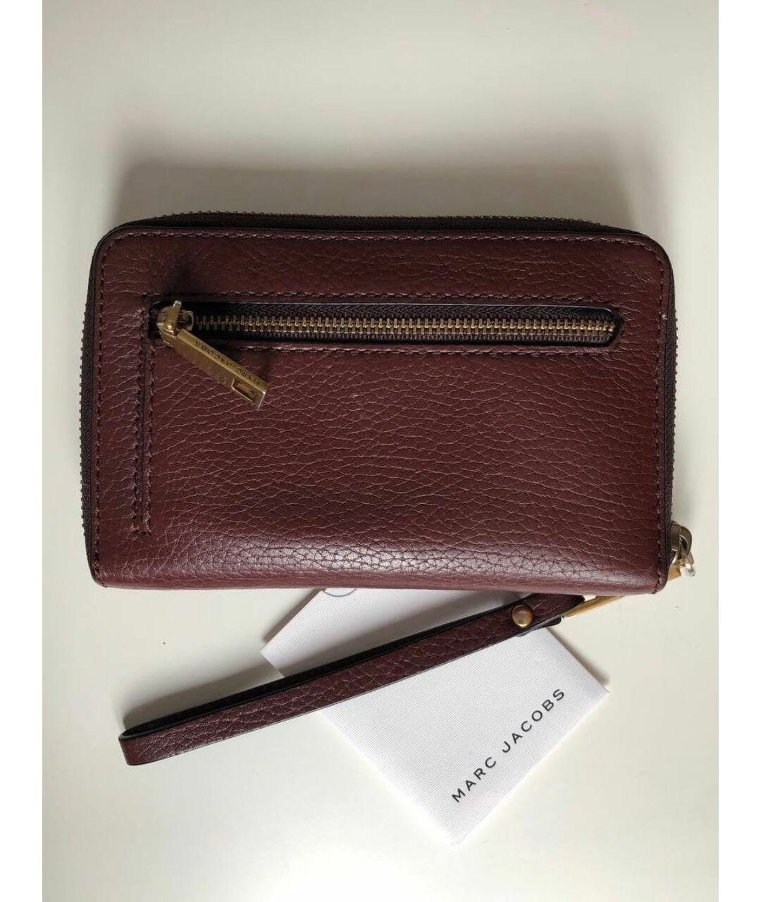 MARC JACOBS Бордовый кожаный кошелек, фото 5