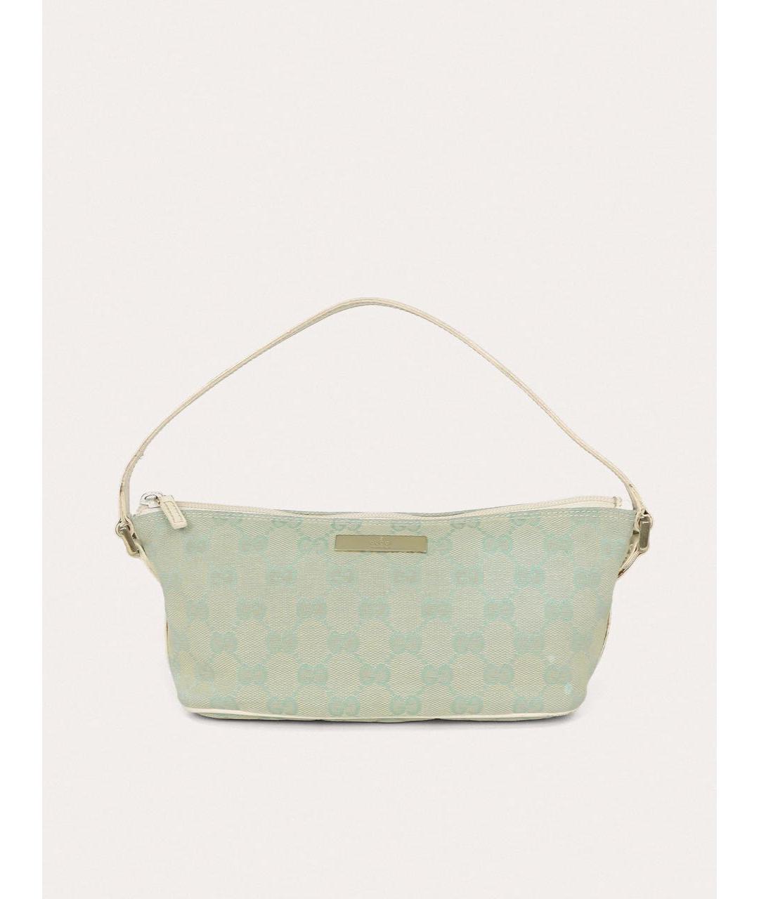 GUCCI Салатовая сумка с короткими ручками, фото 9