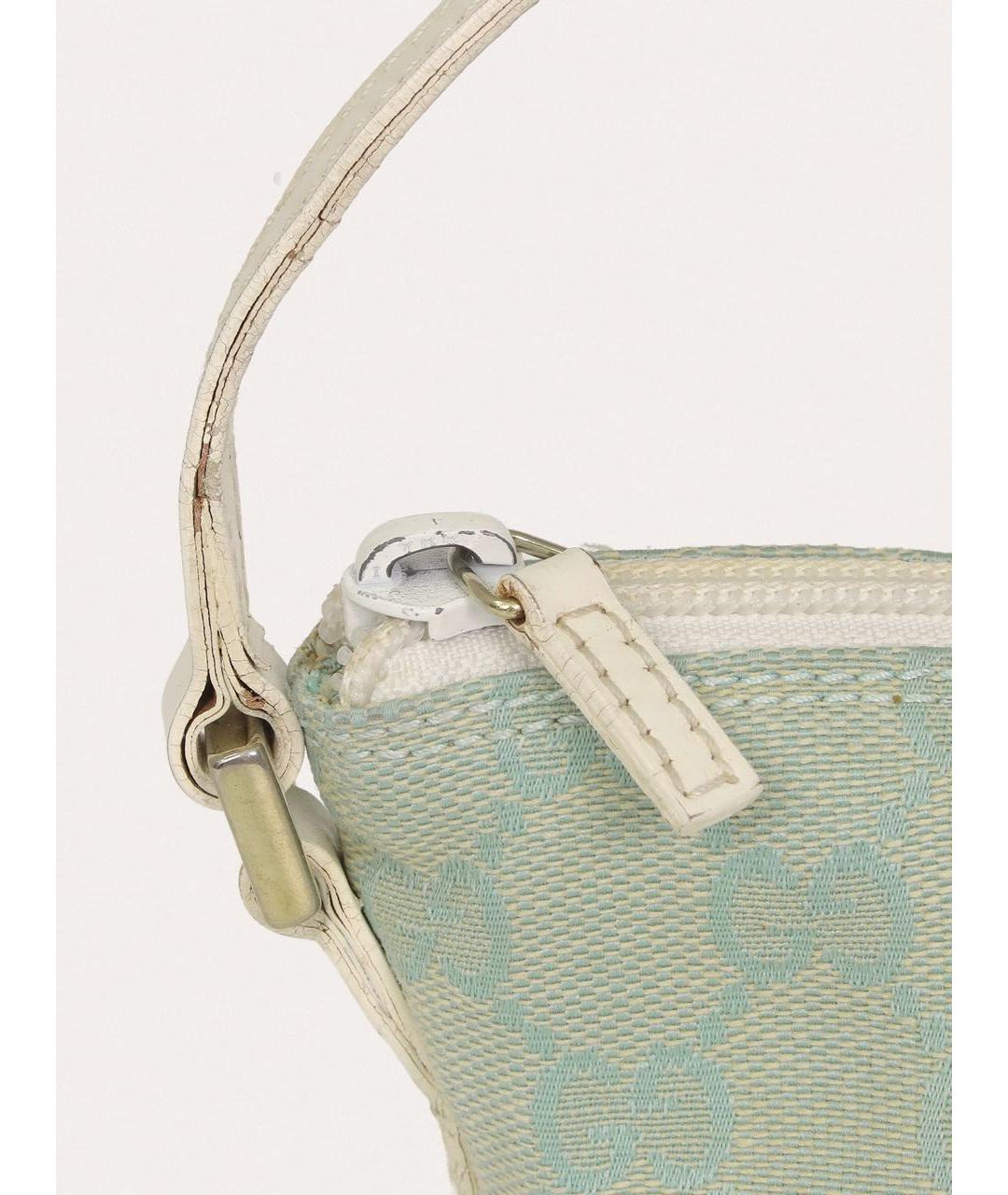 GUCCI Салатовая сумка с короткими ручками, фото 7