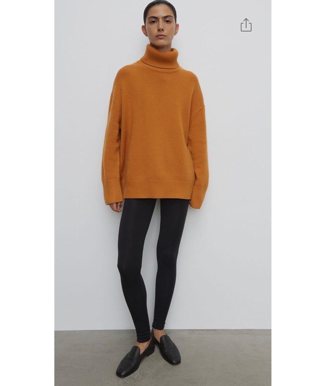 12 STOREEZ Оранжевый кашемировый джемпер / свитер, фото 4