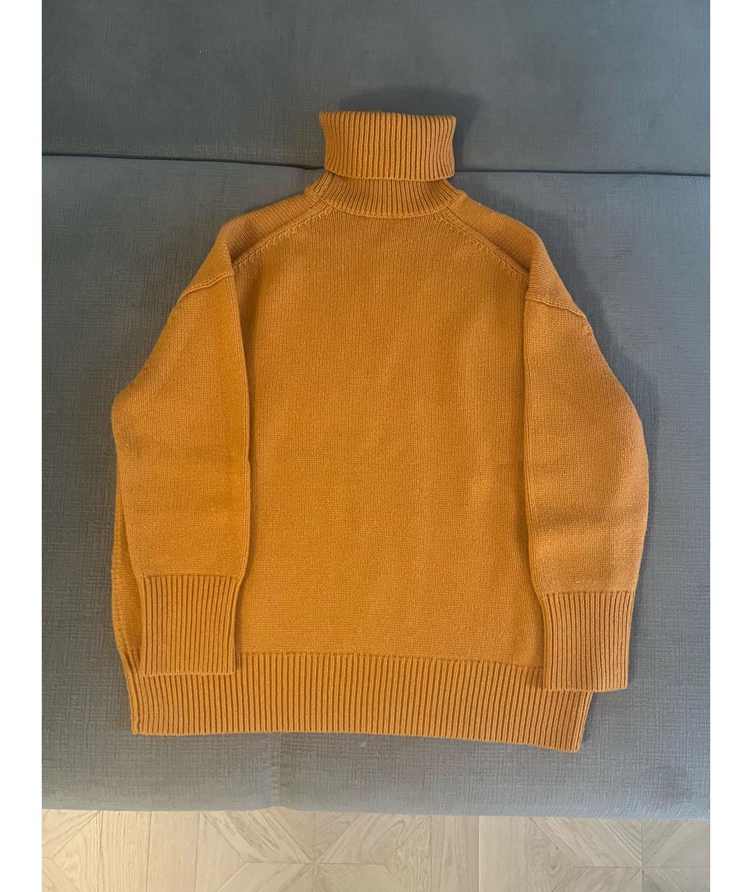 12 STOREEZ Оранжевый кашемировый джемпер / свитер, фото 6