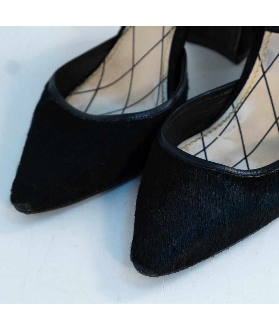 LOUIS VUITTON Черные кожаные туфли, фото 3