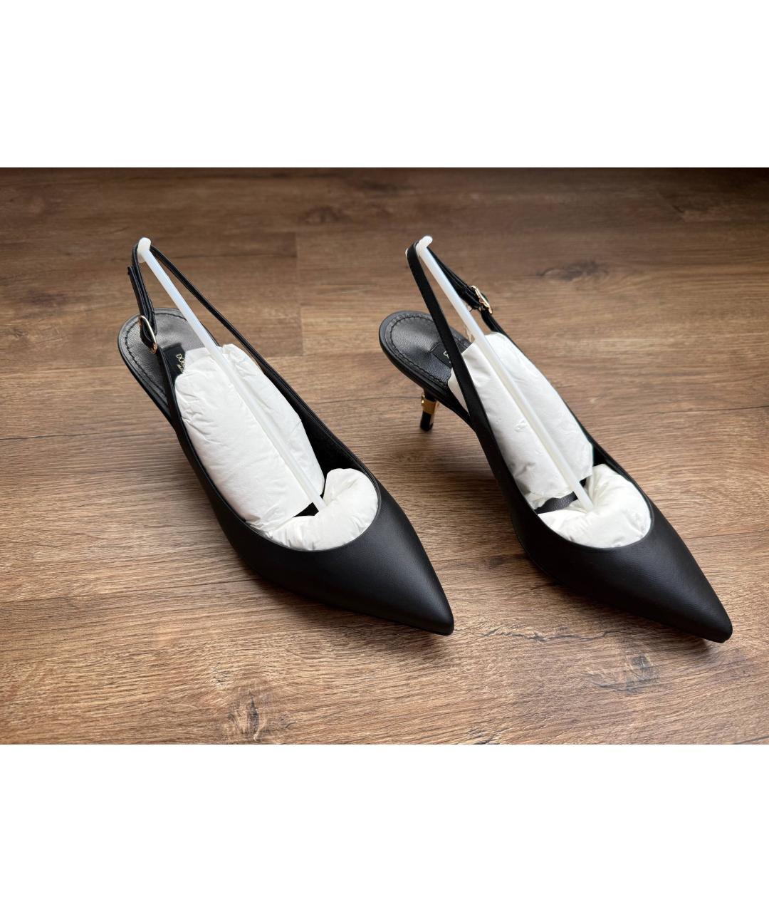 DOLCE&GABBANA Черные кожаные туфли, фото 7