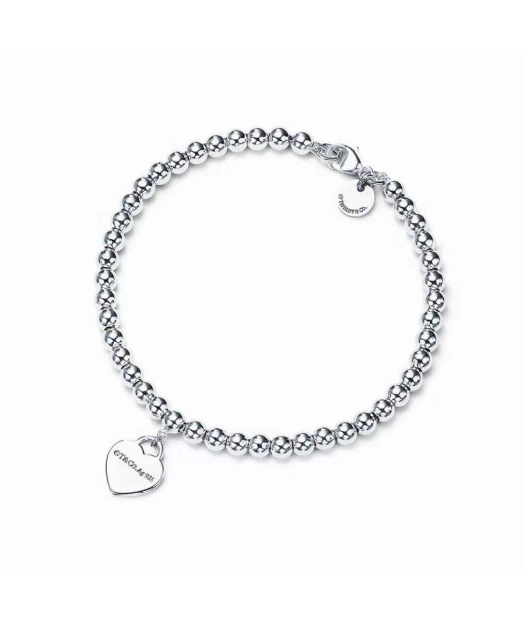 TIFFANY&CO Серебрянный серебряный браслет, фото 9