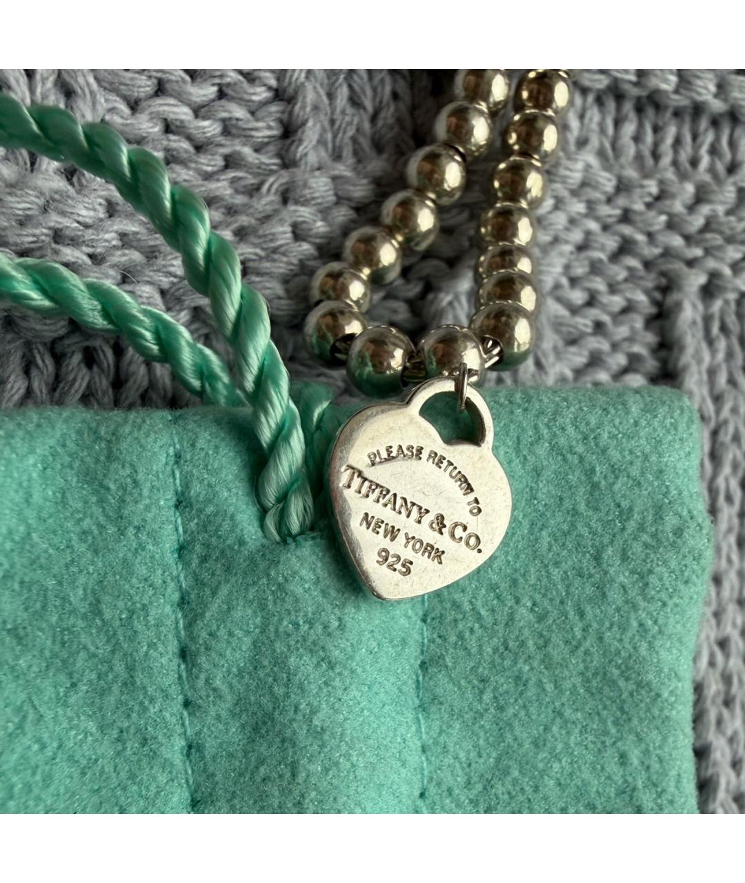 TIFFANY&CO Серебрянный серебряный браслет, фото 3