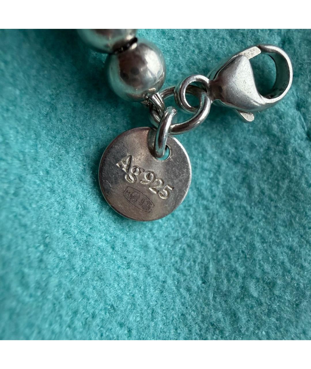 TIFFANY&CO Серебрянный серебряный браслет, фото 7