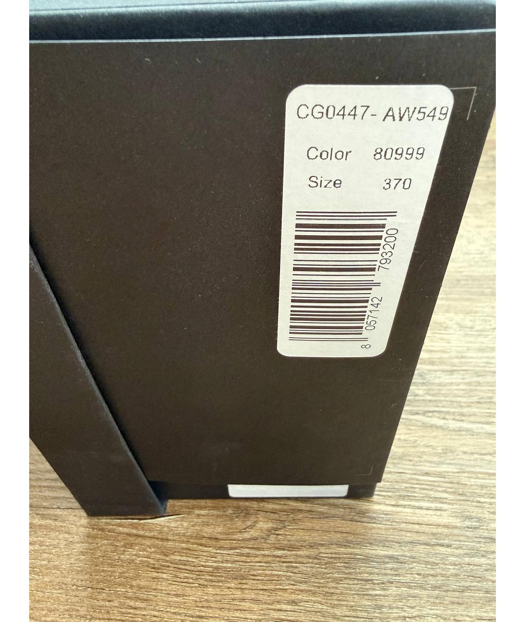 DOLCE&GABBANA Черные кожаные туфли, фото 5