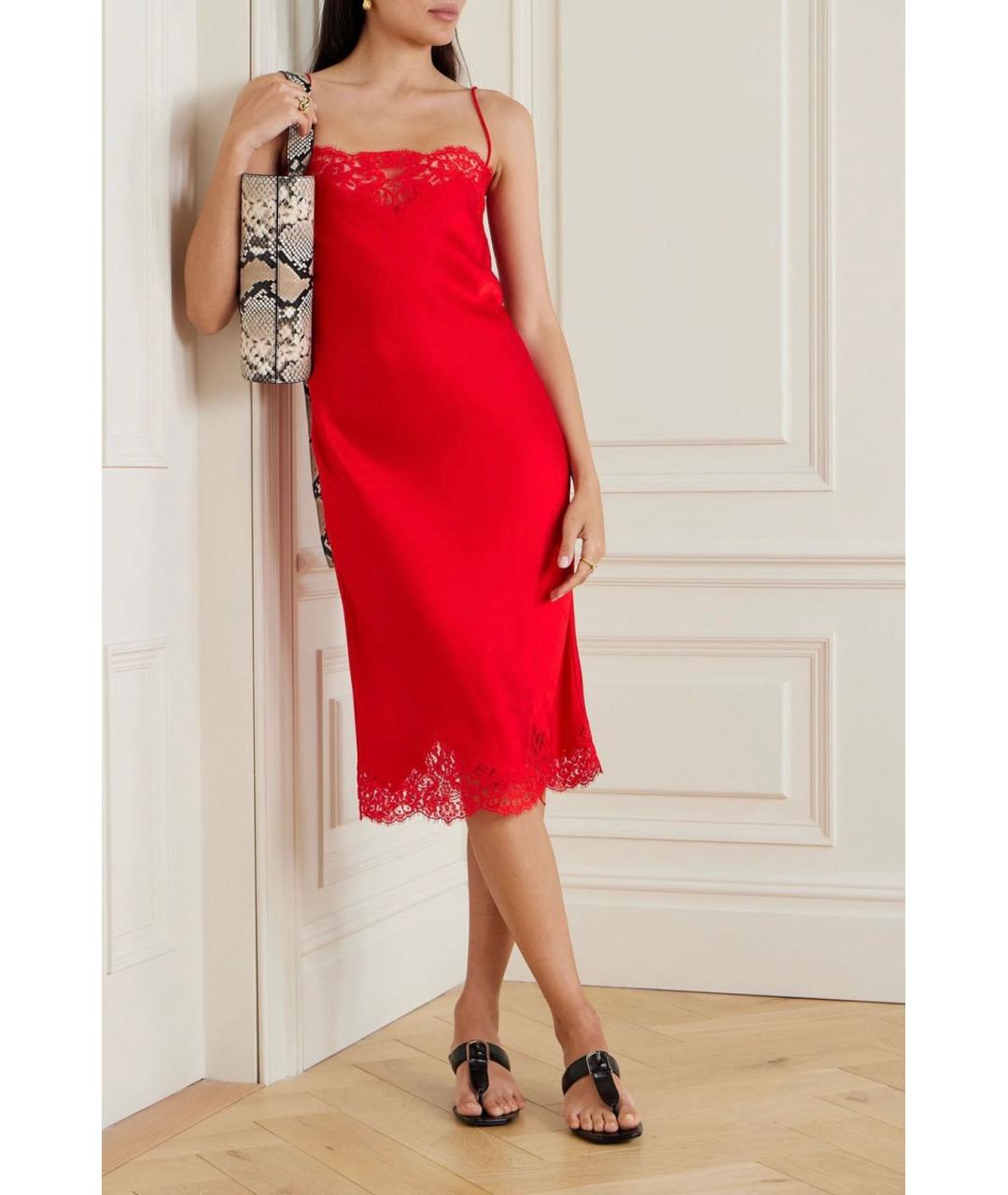 STELLA MCCARTNEY Красное коктейльное платье, фото 2