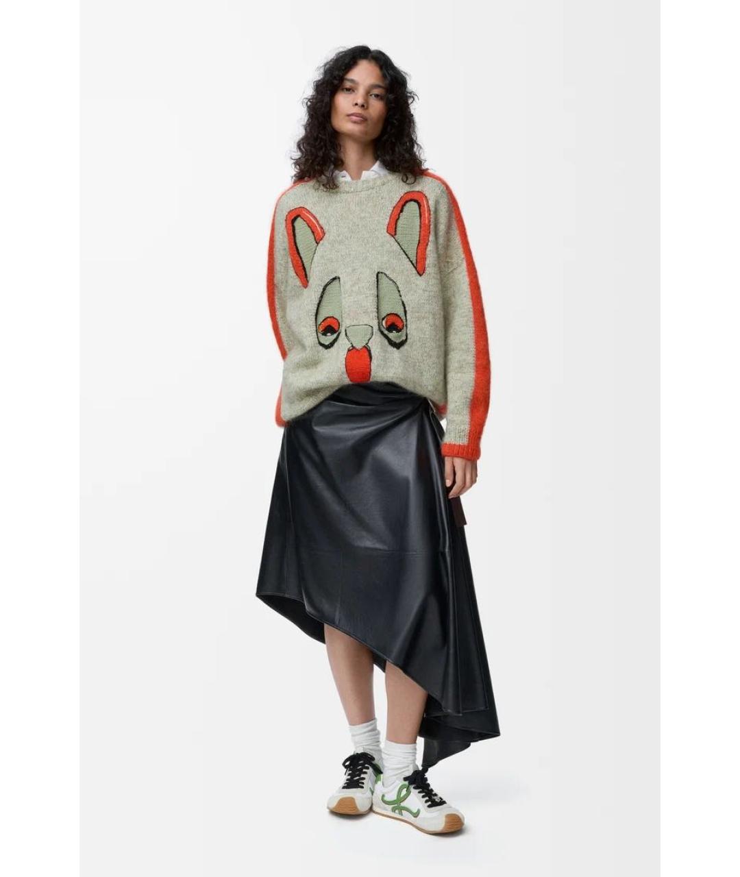 LOEWE Зеленый шерстяной джемпер / свитер, фото 3