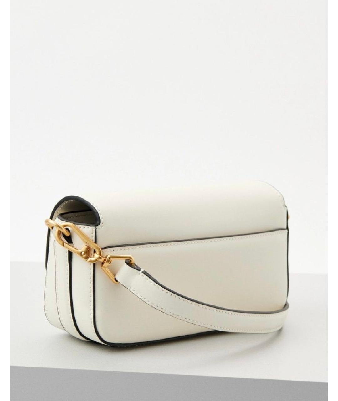 KARL LAGERFELD Белая кожаная сумка через плечо, фото 2
