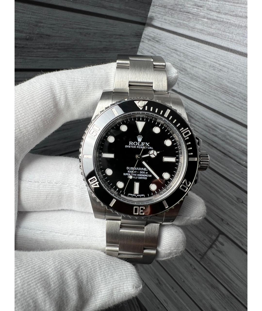 ROLEX Черные часы, фото 2