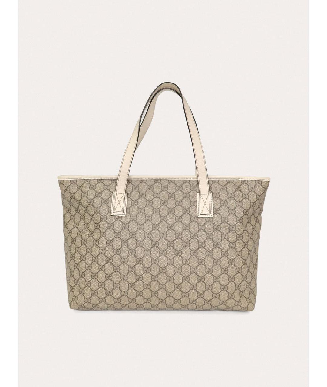 GUCCI Бежевая сумка тоут, фото 3