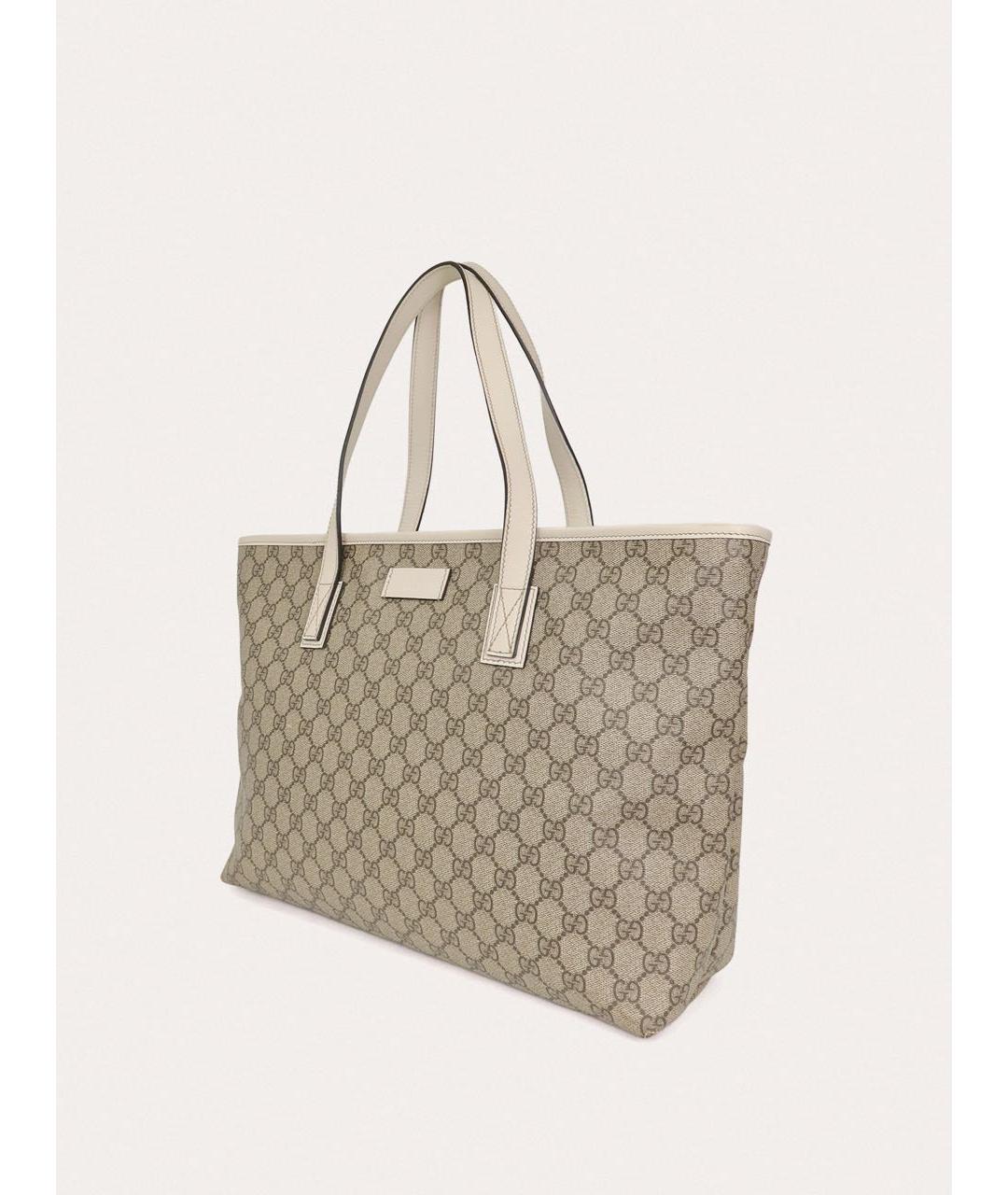 GUCCI Бежевая сумка тоут, фото 2