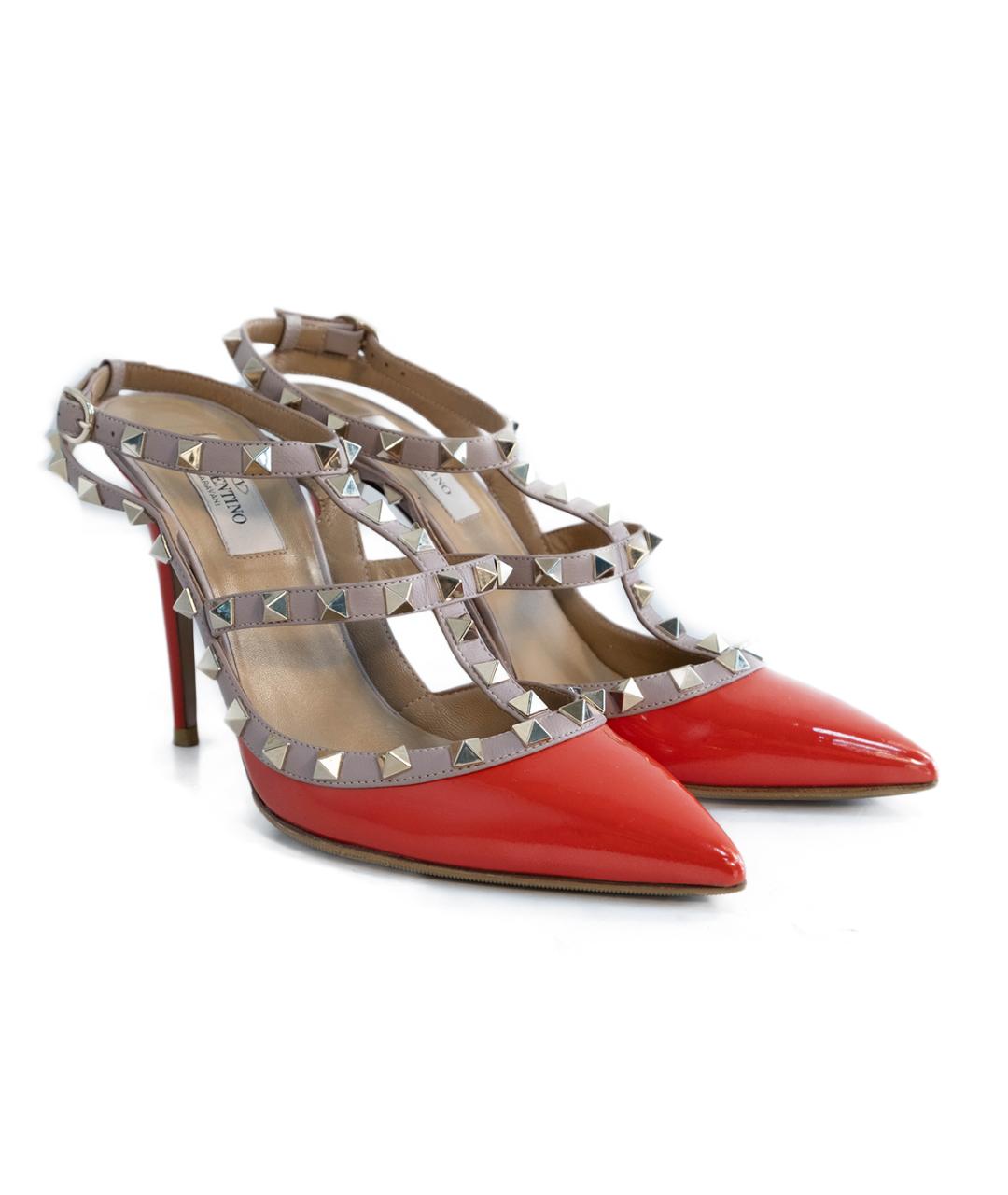 VALENTINO Красные кожаные туфли, фото 2